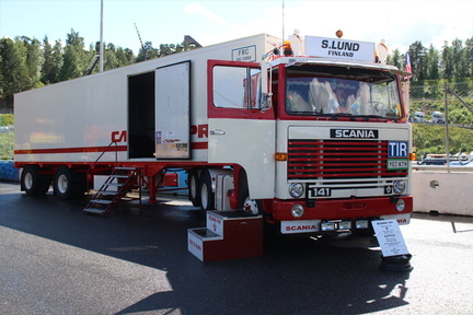 NÄRKO -palkinto, yleisön suosikki 2021: Scania LBS 141 + puoliperävaunu, vm. 1978. Omistaja Stefan Lund