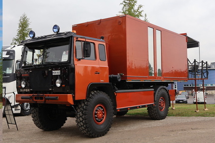NÄRKO -palkinto, yleisön suosikki 2024 Scania SBA 11 TGB 30 4×4, vm. 1976. Omistaja Ruuska Petri